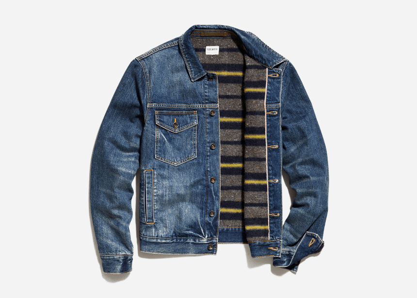 Todd Snyder Releases a Falltastic Blanket Lined Selvedge Denim Jacket