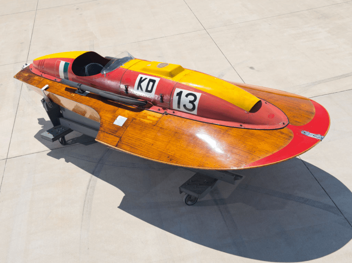 1958 maserati kd-13 hydroplane