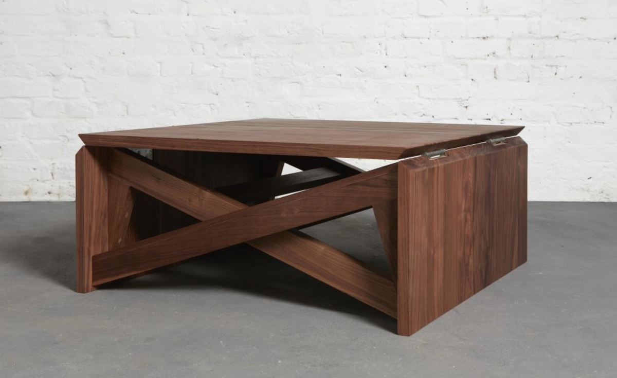 This Minimal Coffee Table Easily Transforms Into Dining Room Screen Shot 2018 12 23 At 30 Pm