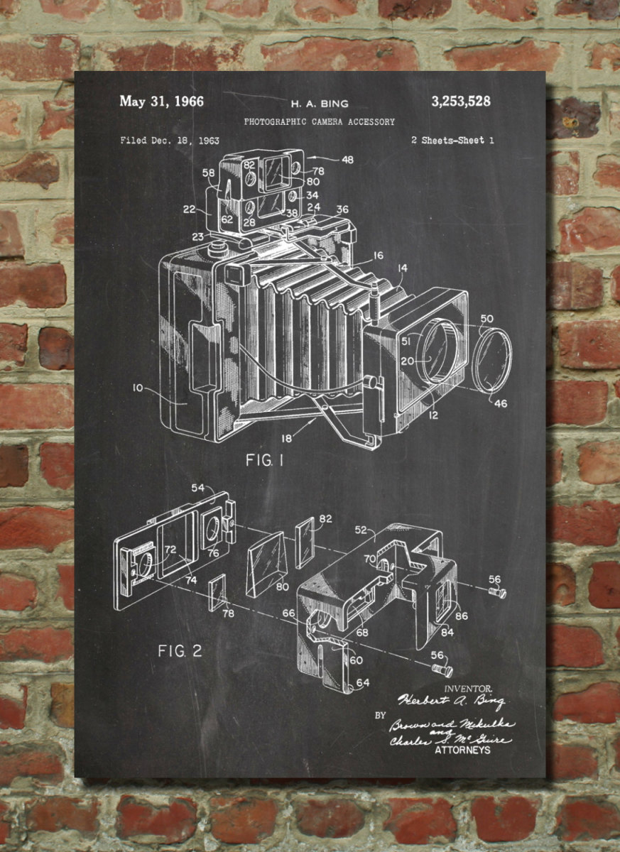 These Patent Art Prints Would Look Amazing In Any Bachelor Pad - Airows