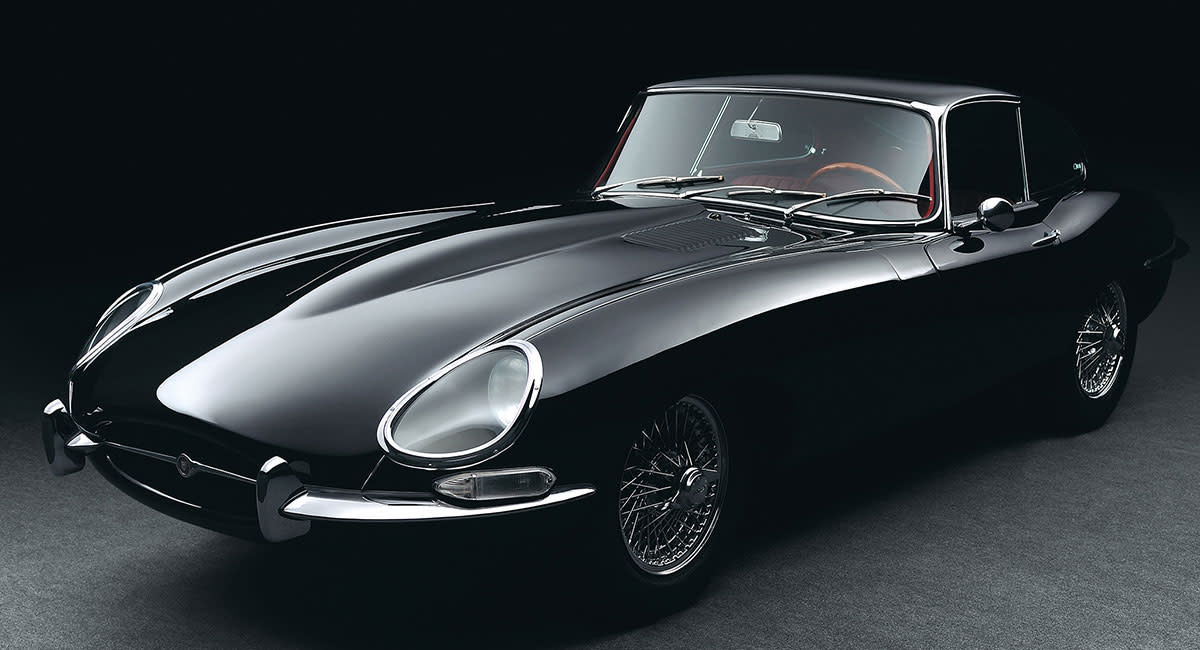 Jaguar-e-type-front-side