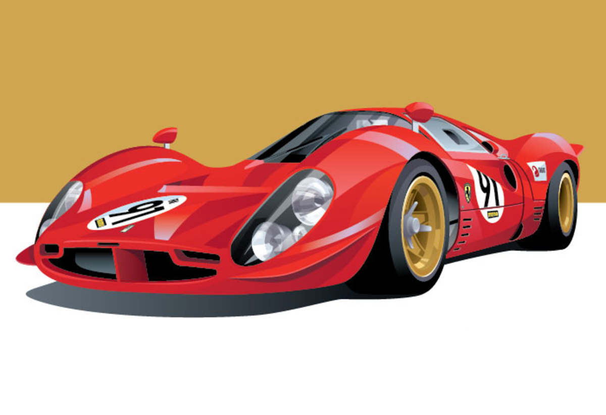 These Awesome Prints Of Historic Racing Cars Would Look Great In Your