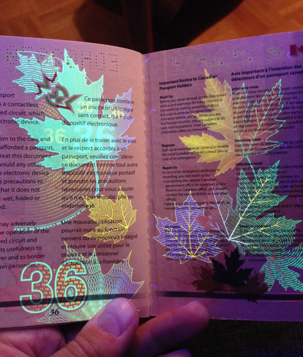 Canada S New Passport Design Is Impossibly Awesome Airows   New Canadian Passport Uv Light Images 18 