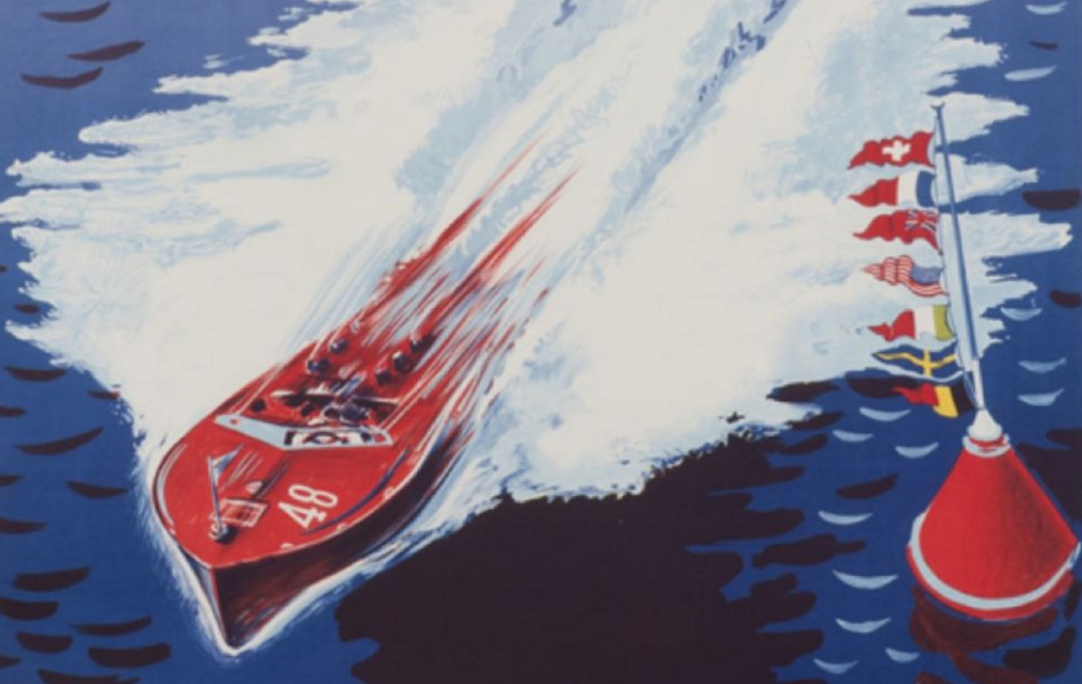 Designed Vintage Boating Posters Airows