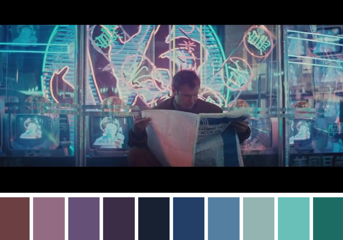 25 Beautiful Color Palettes From Famous Movie Scenes Airows