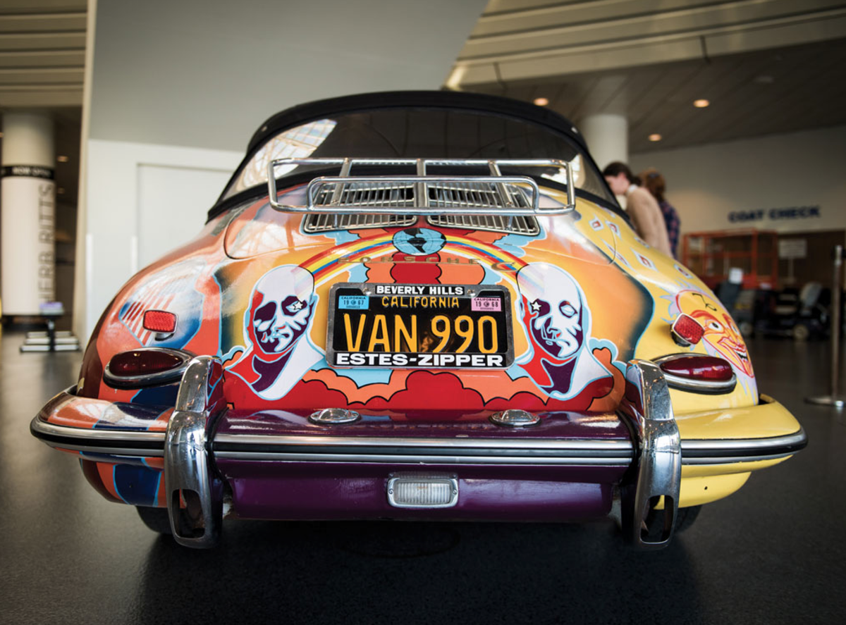 Janis Joplins HandPainted 1965 Porsche 356 C 1600 Cabriolet Airows