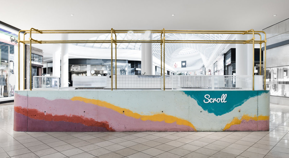 This ConcreteClad Ice Cream Bar Is Layered With Tasteful Colors Airows