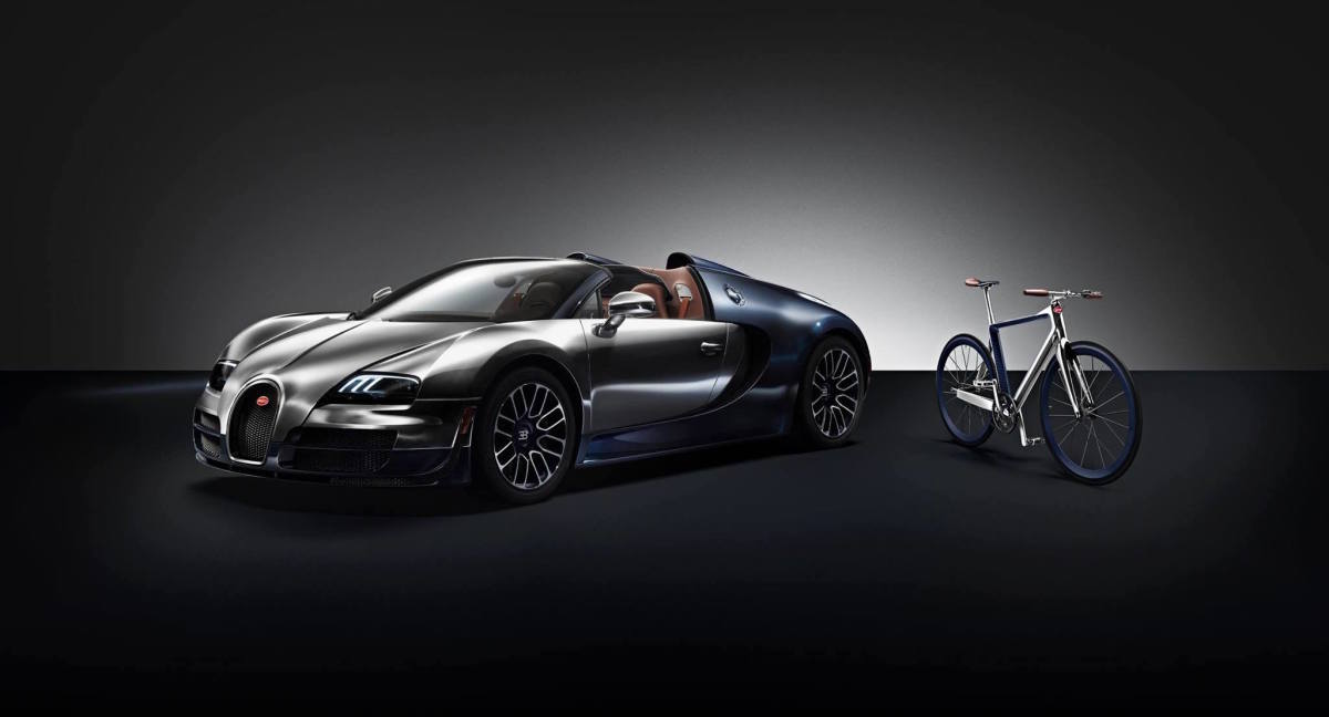 bugatti car and bike