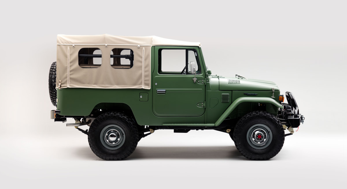 This Matte Green 1984 Toyota Land Cruiser FJ43 Couldnt Be Cooler Airows