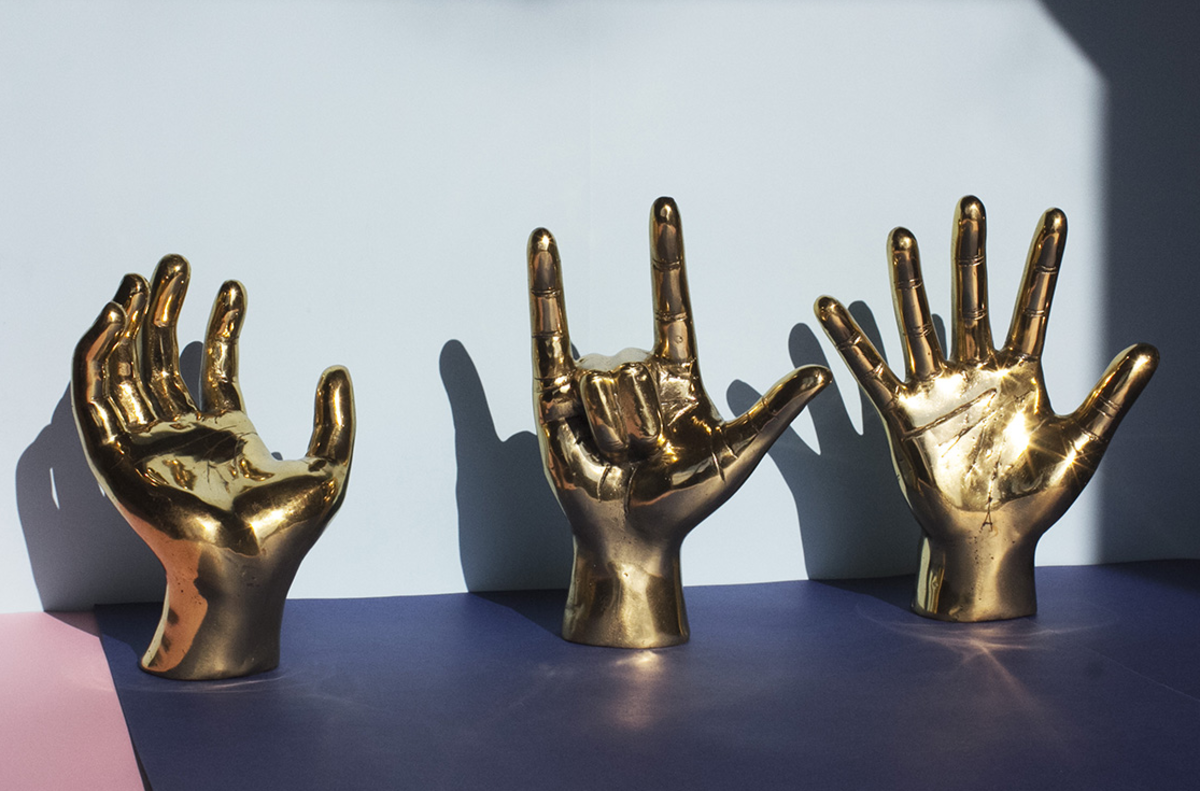Brass Hand Sculptures Will Make a Bold Statement in Any Home - Airows