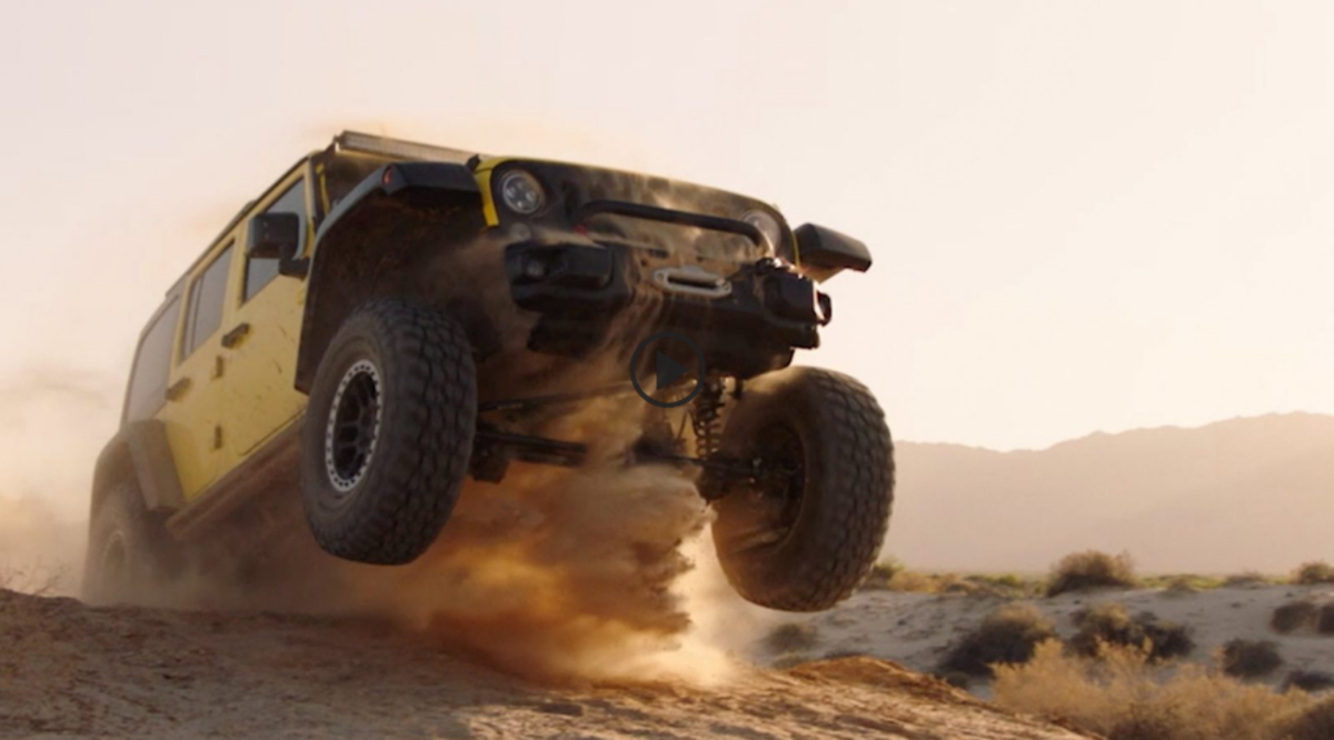 Watch a Jeep Go Full 'Mad Max' In Stunning Desert Drive