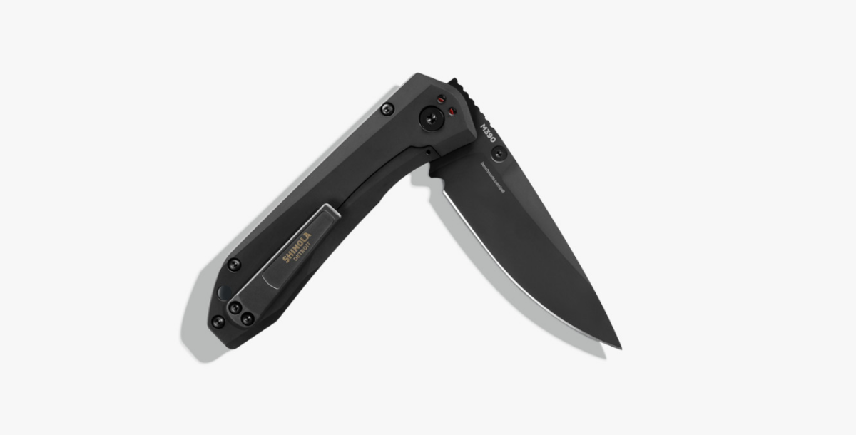 Get It Shinola's Sharply Designed Matte Black Pocket Knife Airows