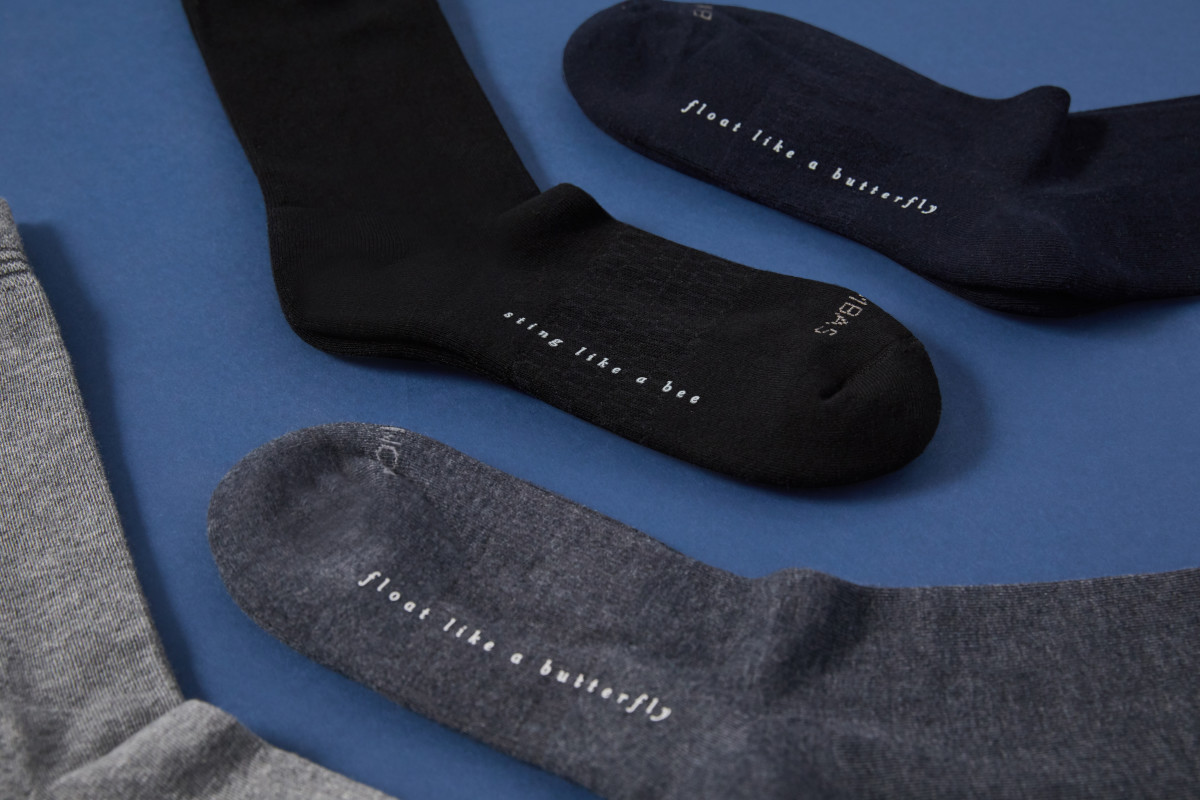 These Muhammad Ali x Bombas Dress Socks Pack a Punch Airows