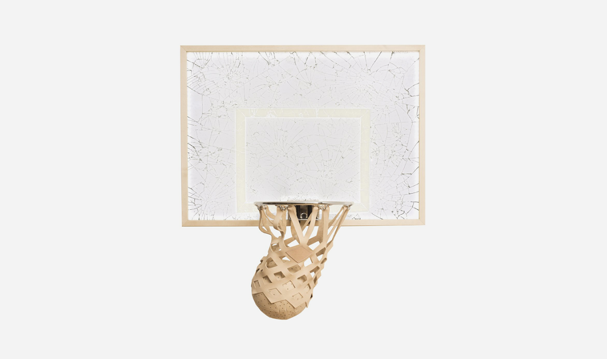 KILLSPENCER Gives Its Indoor Basketball Kit a Shattered Glass Backboard