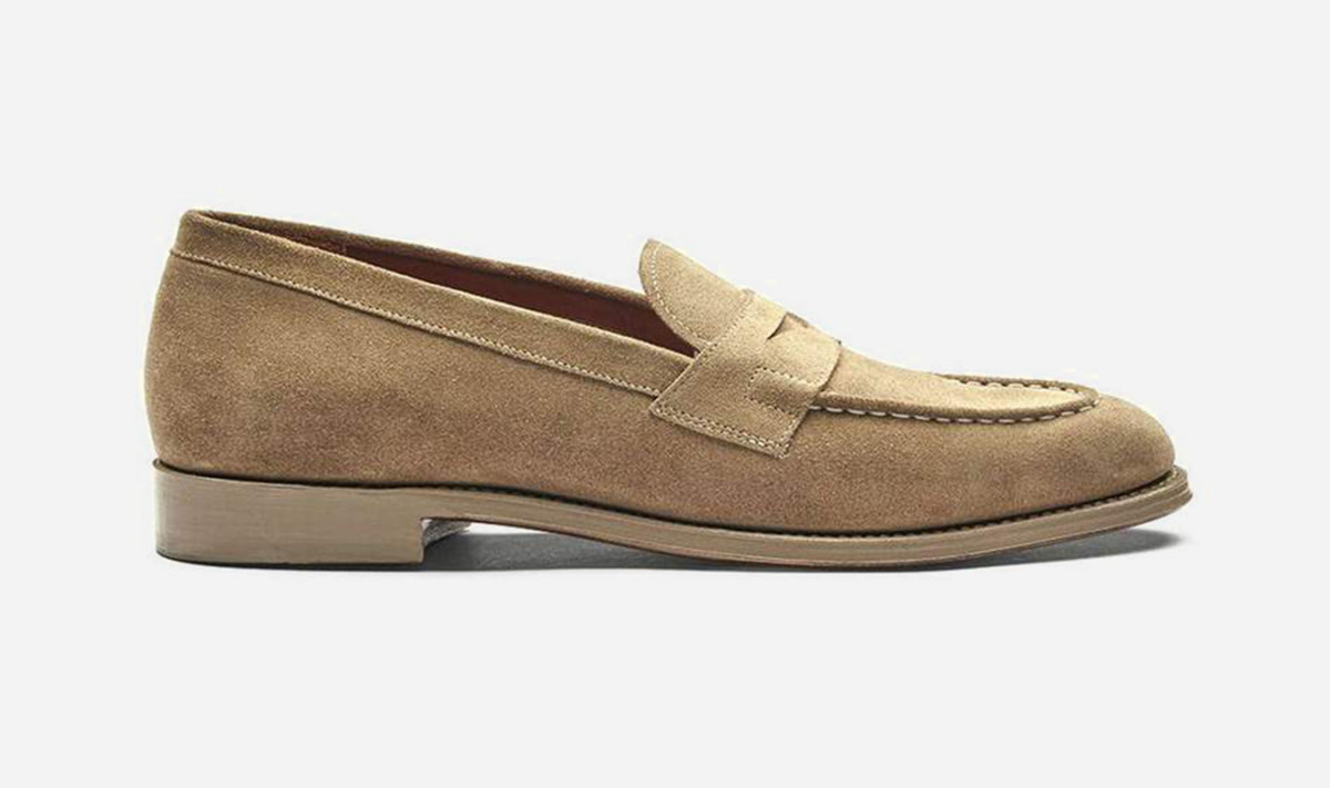 Score $90 Off Grenson's Handmade Suede Loafer - Airows