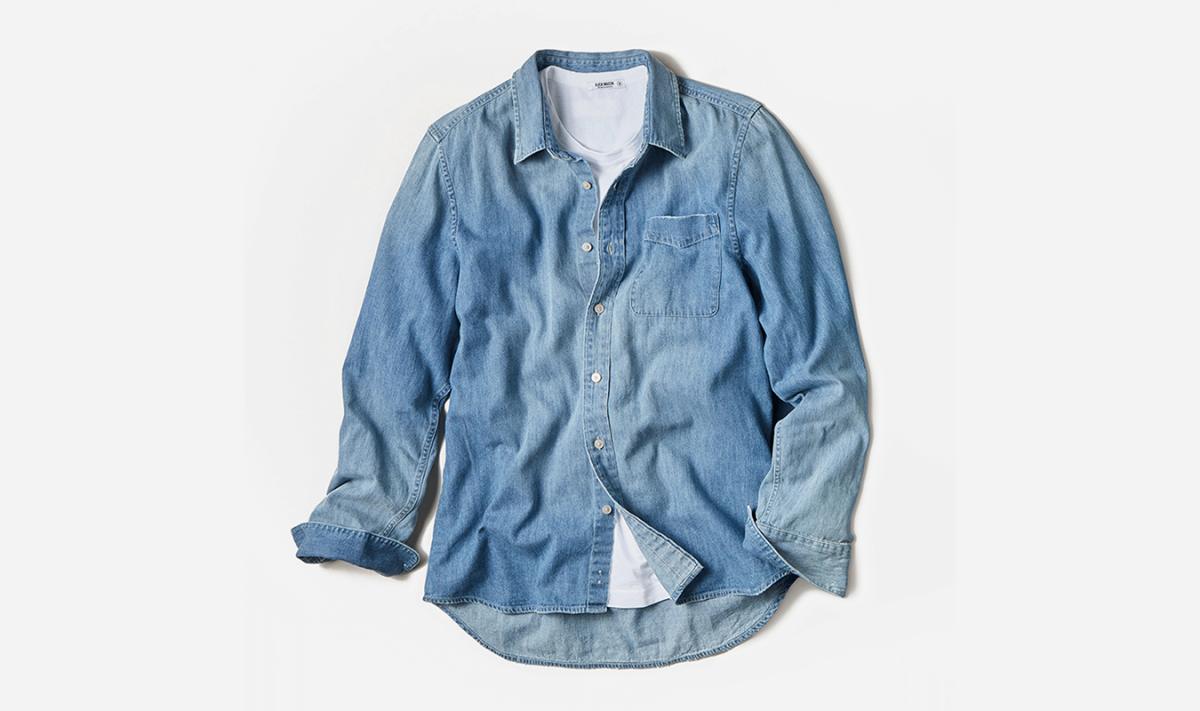 Channel Your Inner Steve McQueen With This Washed Denim Shirt - Airows