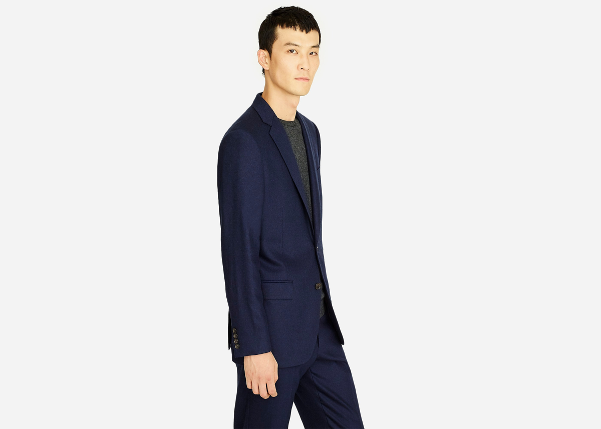 j crew wool suit