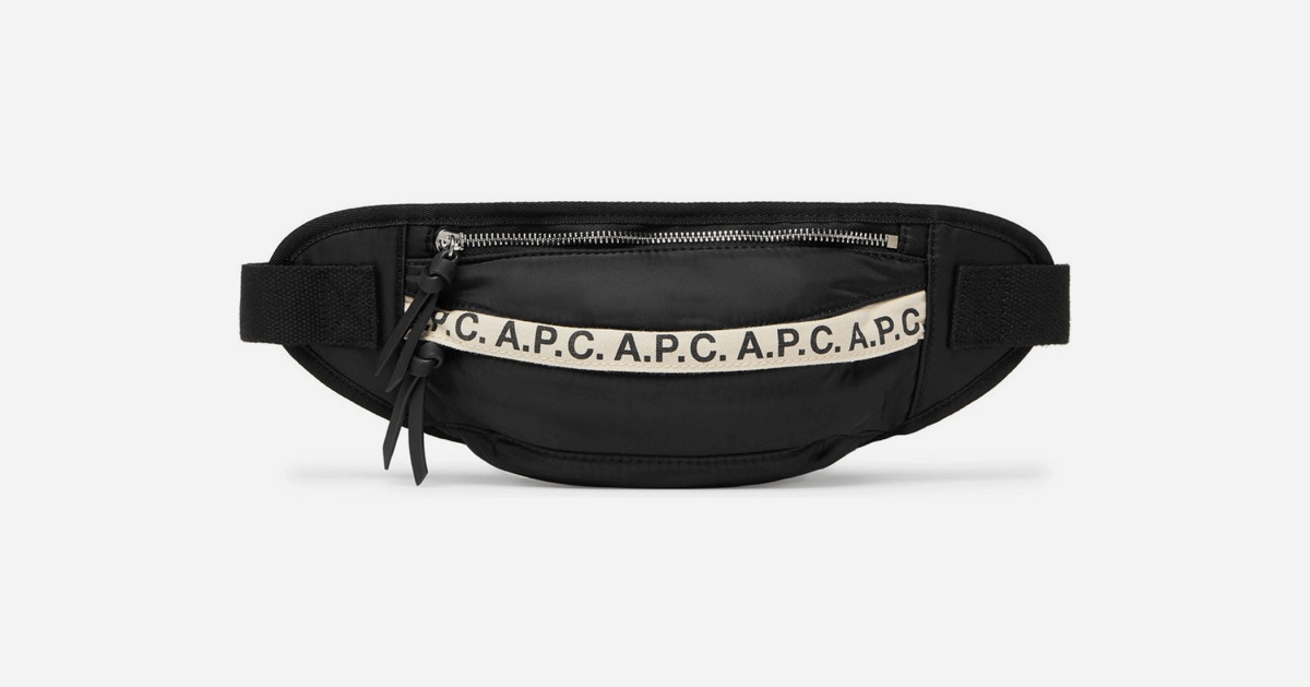 A.P.C.'s Logo-Print Belt Bag Hits all the Right Notes - Airows