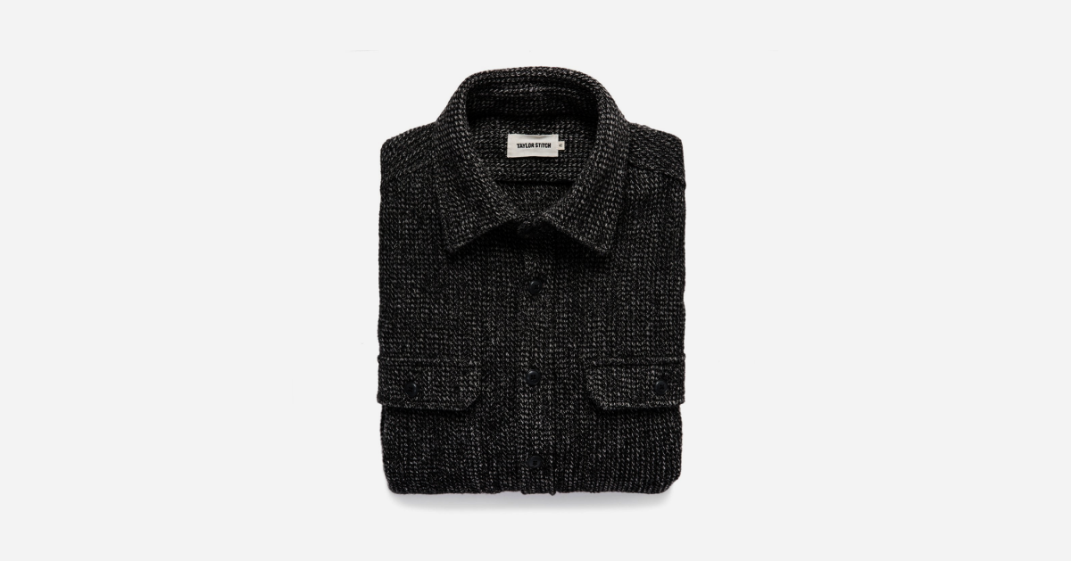 This Wool Mix Waffle Shirt Will See You Through the Season in Style