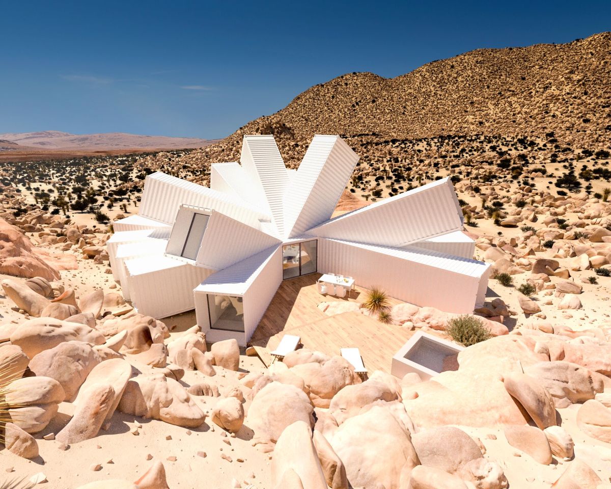 Shipping Containers Collide at This Stunning Joshua Tree Residence Airows
