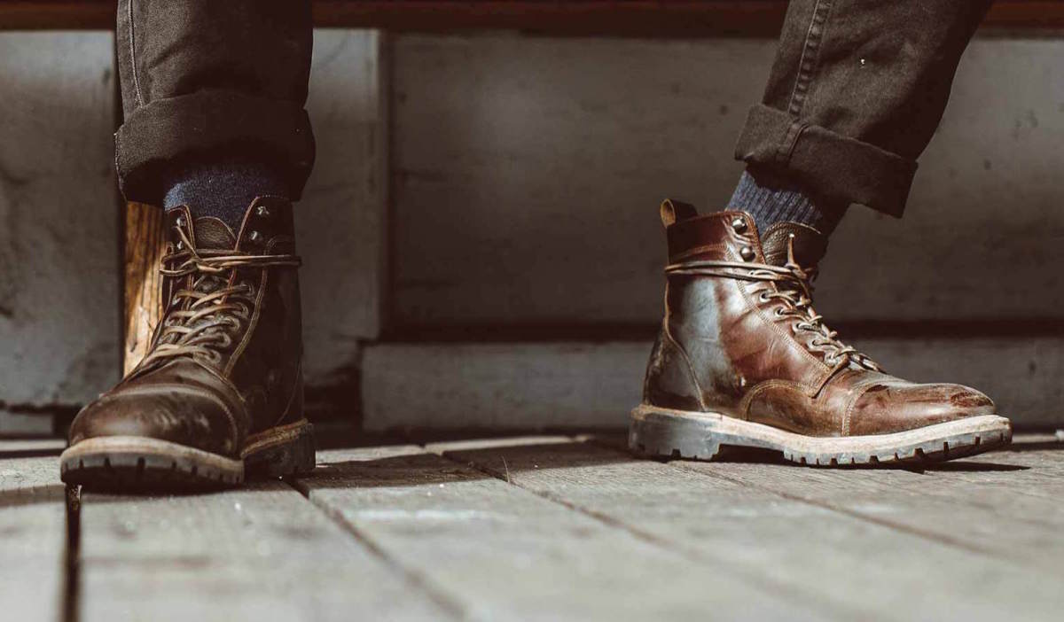 These Full-Grain Steerhide Moto Boots are Made for Walking, Riding ...