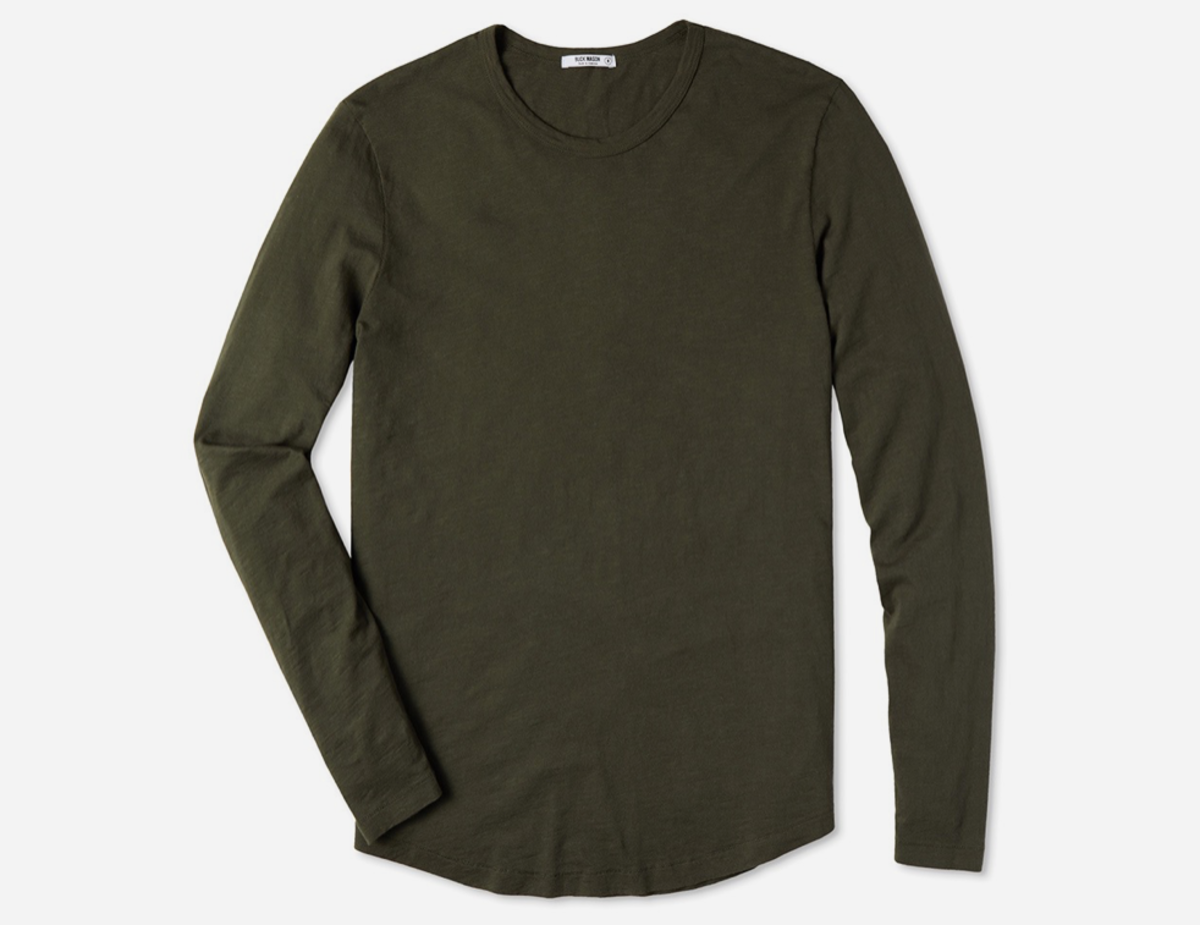 buck mason long sleeve shirt