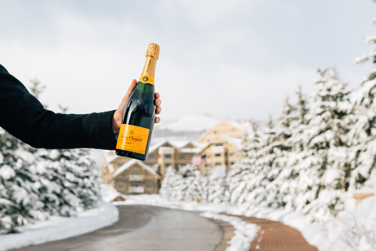 Veuve Clicquot In The Snow