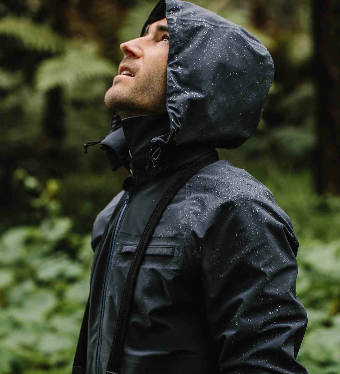 This Convertible Rain Jacket is the Ultimate Item for Touring Gentlemen