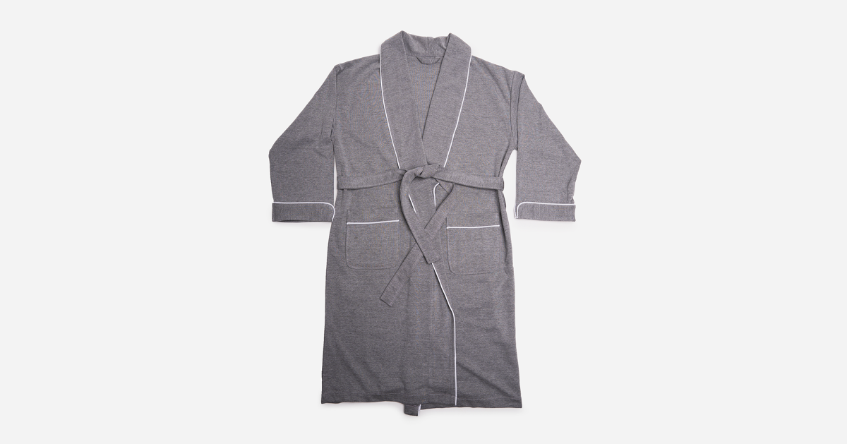 This BondWorthy Bathrobe Will Really Up Your Lounging Game Airows