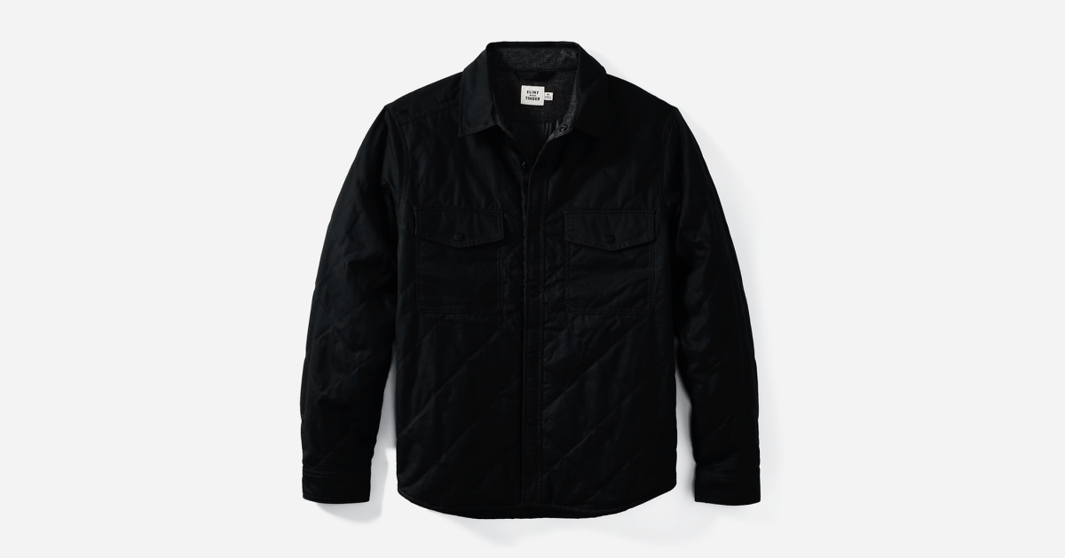 Flint and Tinder's New Quilted Waxed Shirt Jacket Is Ready for Anything ...