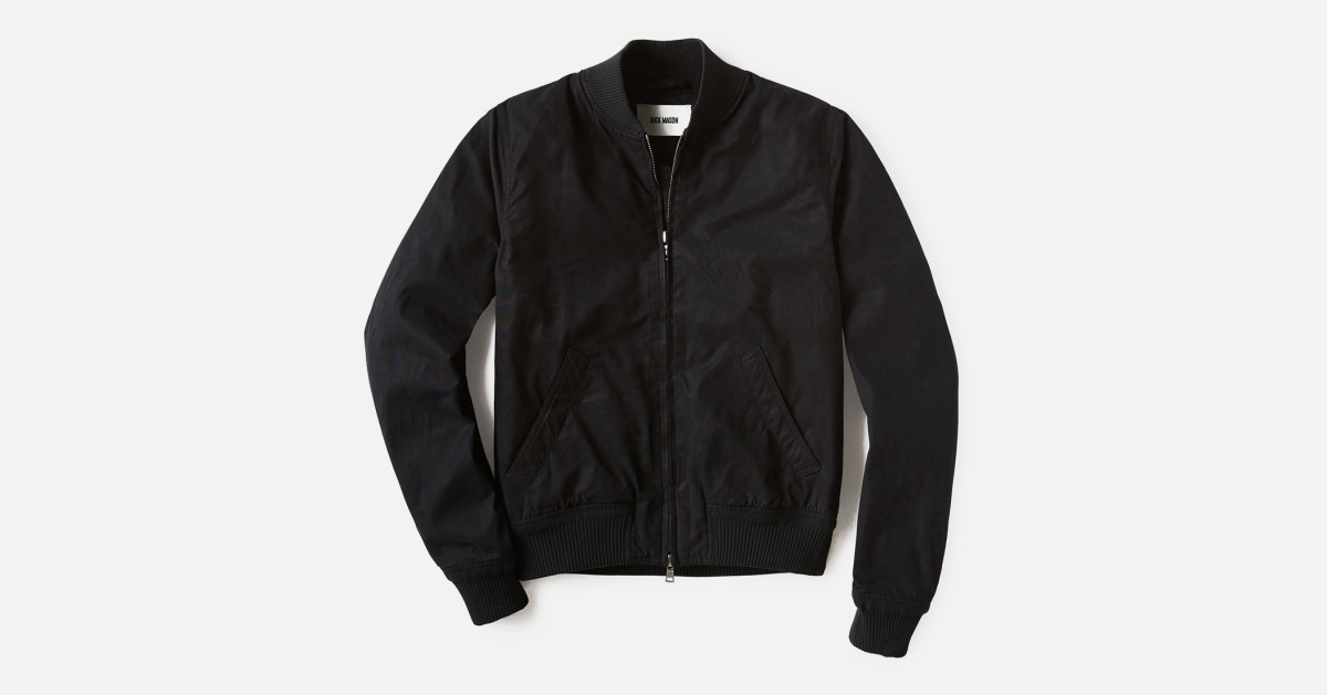 Buck Mason Unveils SuperCool Oil Cloth Bomber Airows