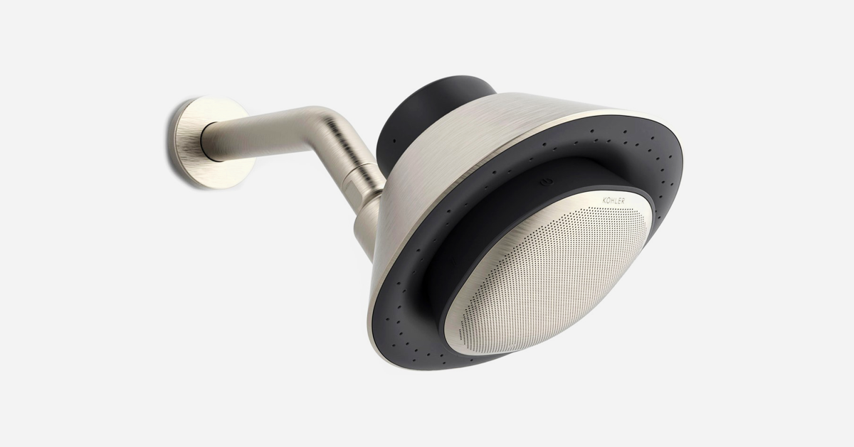 This Luxe Showerhead Hides a Secret AlexaEnabled Smart Speaker Airows