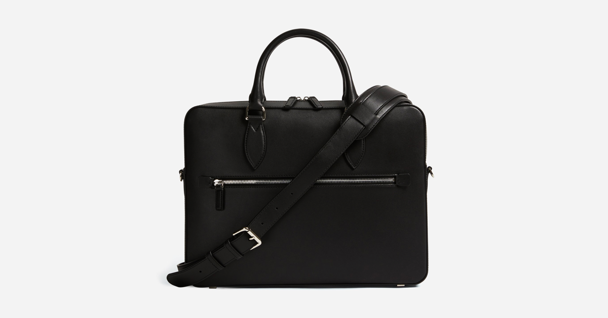 This Streamlined Leather Briefcase Is a Steal at Just $350 - Airows