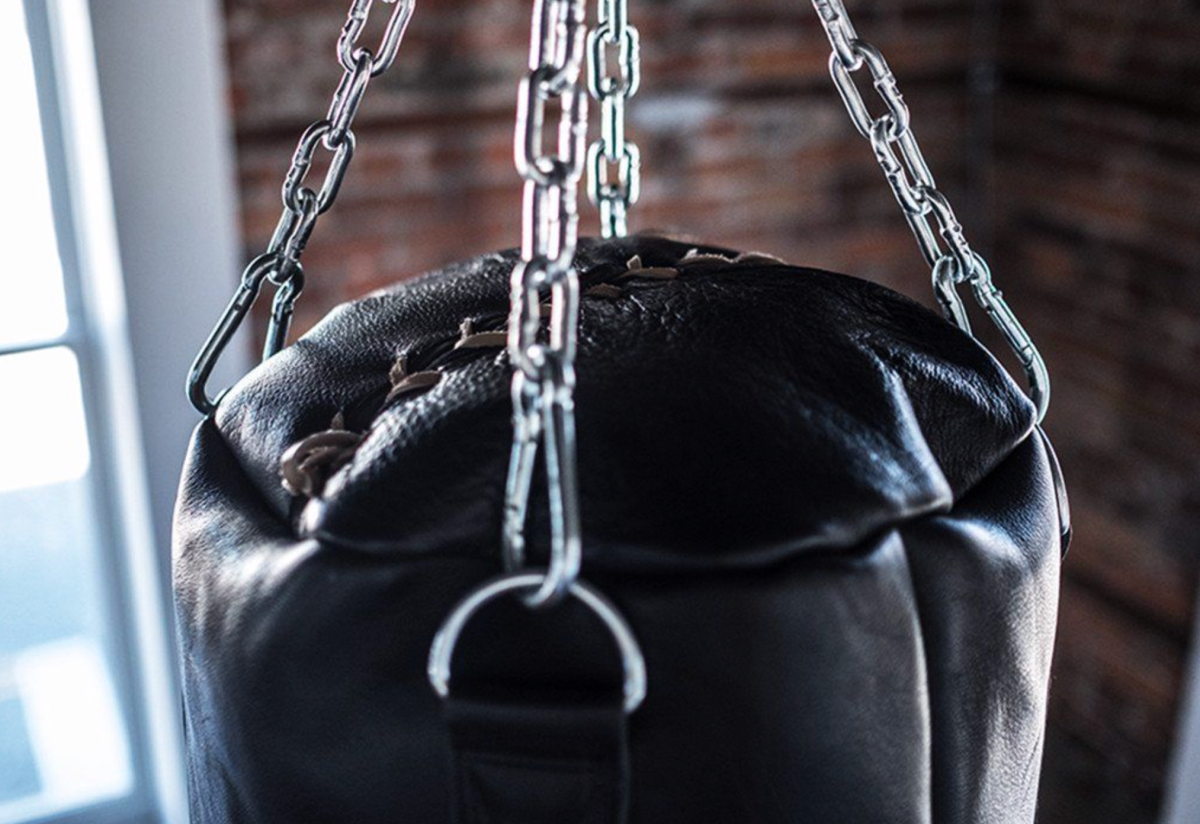 Channel Your Inner Muhammad Ali With This Gorgeous Leather Punching Bag ...