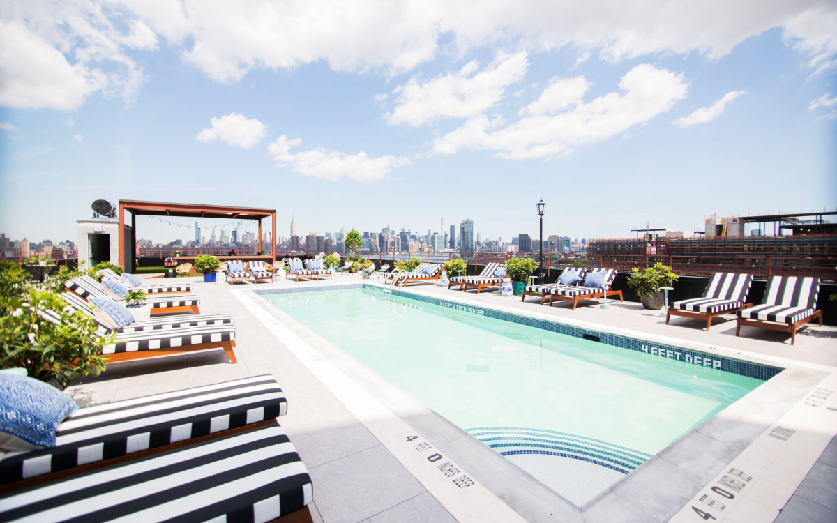 the williamsburg hotel rooftop