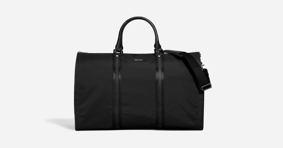 Hook & Albert’s Innovative Garment Bag Gets Ballistic Nylon Treatment ...