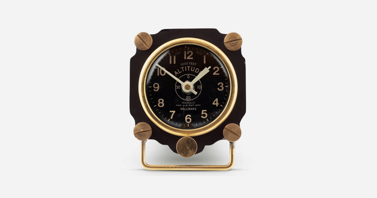 Bring on the Retrofuturism Vibes With This Cool Table Clock - Airows