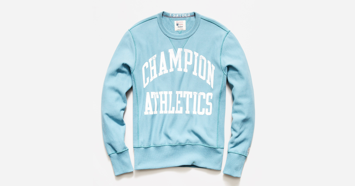 todd snyder x champion sweatpants