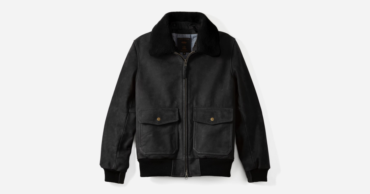 Flint and Tinder x Golden Bear Link Up on Über-Cool Leather Bomber - Airows