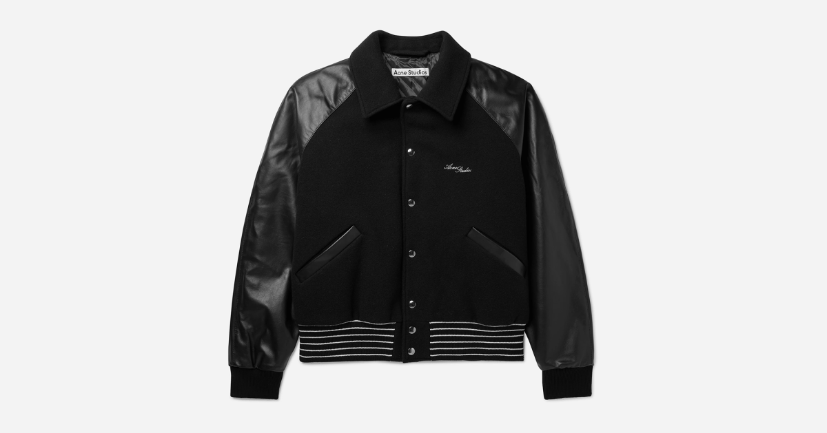 Acne Studios Combines a Bomber and Varsity Jacket With Its Latest