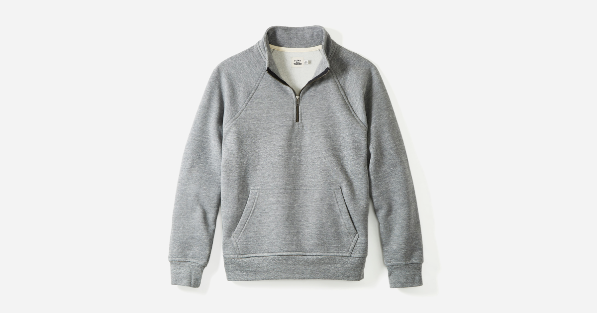 Flint and Tinder Gets Handsome With New 10-Year Quarter-Zip - Airows