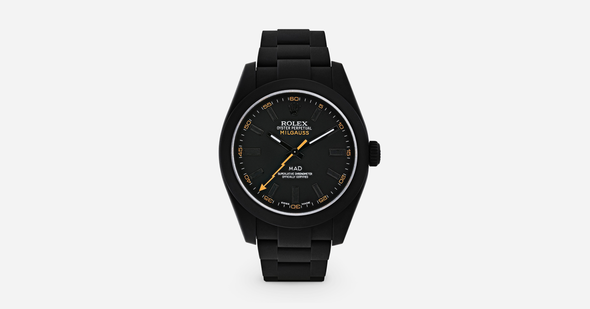 Rolex milgauss best sale matte black