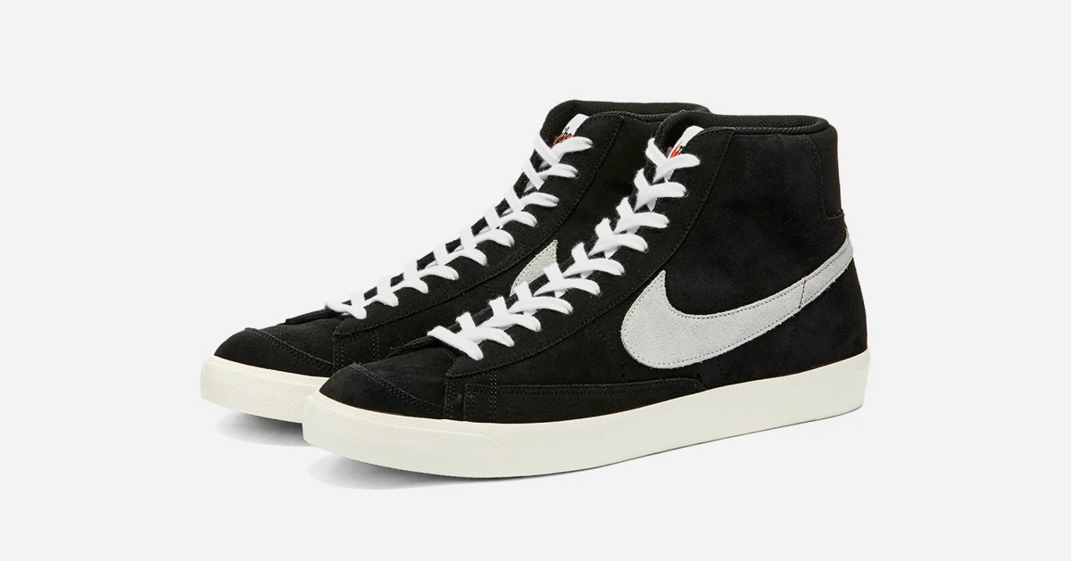 nike blazer mid 77 vintage suede black
