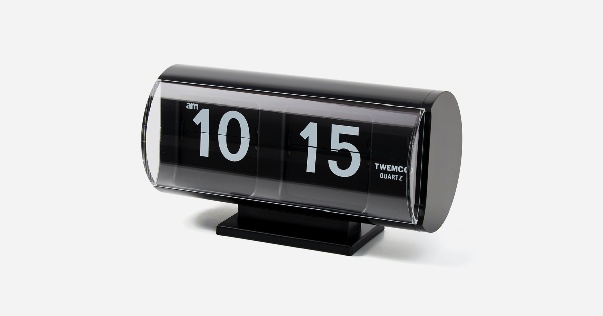 Meet the Sleek, MidCentury Modern Flip Clock Ready to Update Your Workspace Airows
