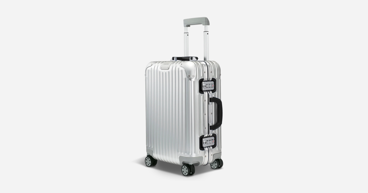 RIMOWA Remixes Its Carry-On Suitcase With Leather Handles - Airows