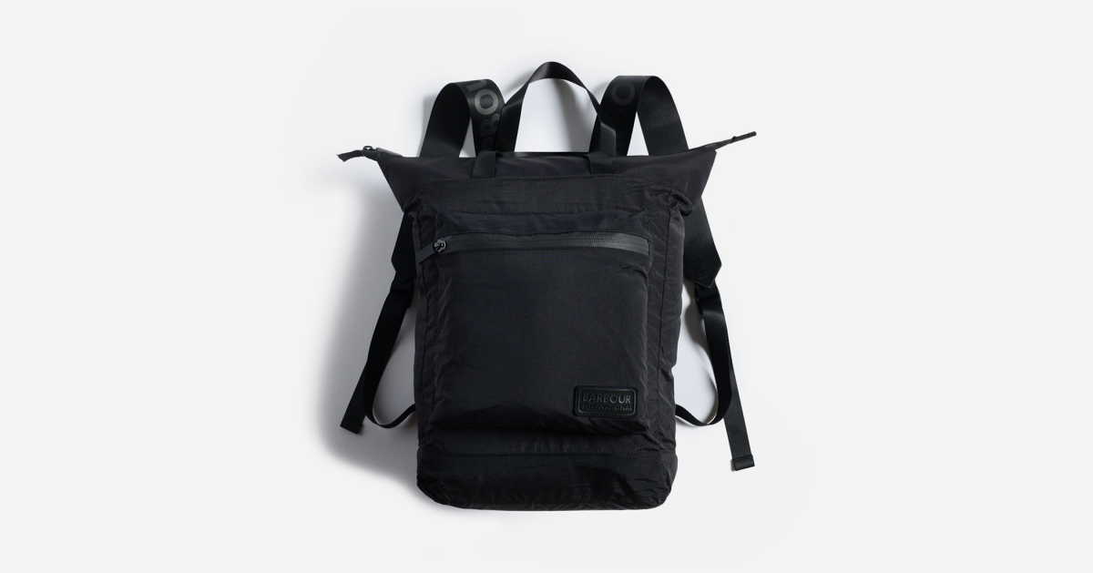 Barbour's Blacked-Out Backpack Is a Steal at Just $95 USD - Airows