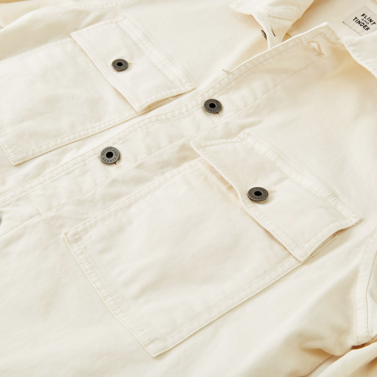 The Score A Clean, MilitaryInspired Shirt Jacket Hits the Sale