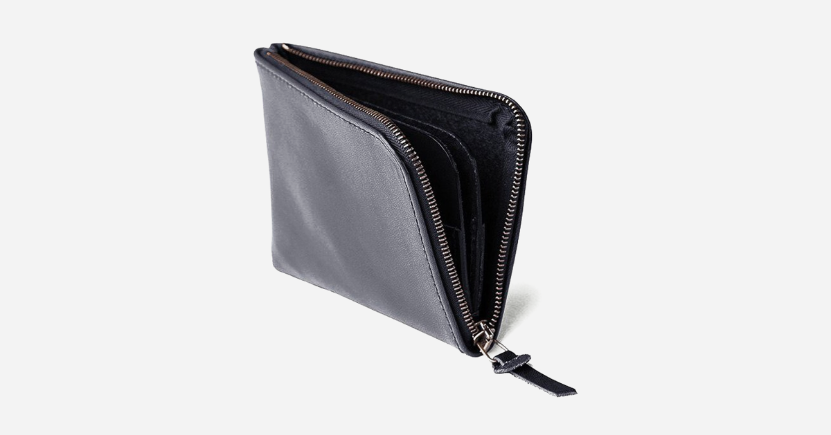 This Is the Best Black Leather Zip Wallet - Airows