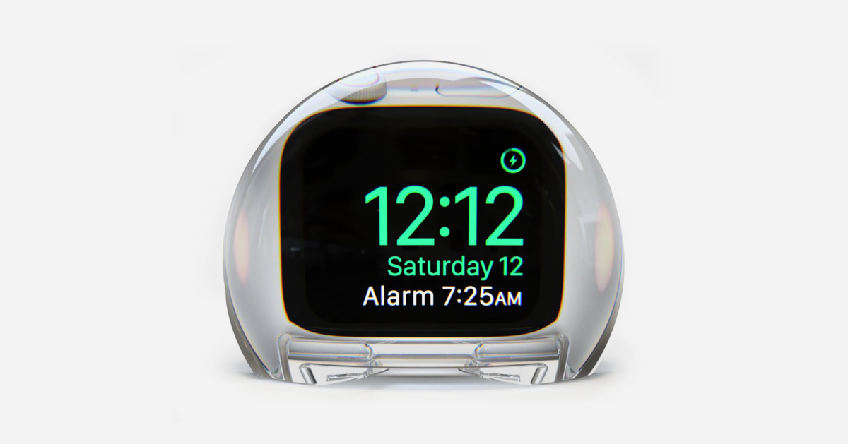 Meet the Magnifying Apple Watch Dock Ready to Upgrade Your Nightstand