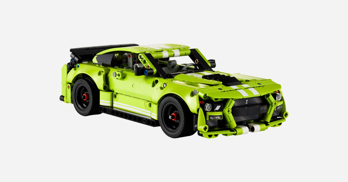 LEGO Reveals Neon Green Ford Mustang Shelby GT500 Build Airows